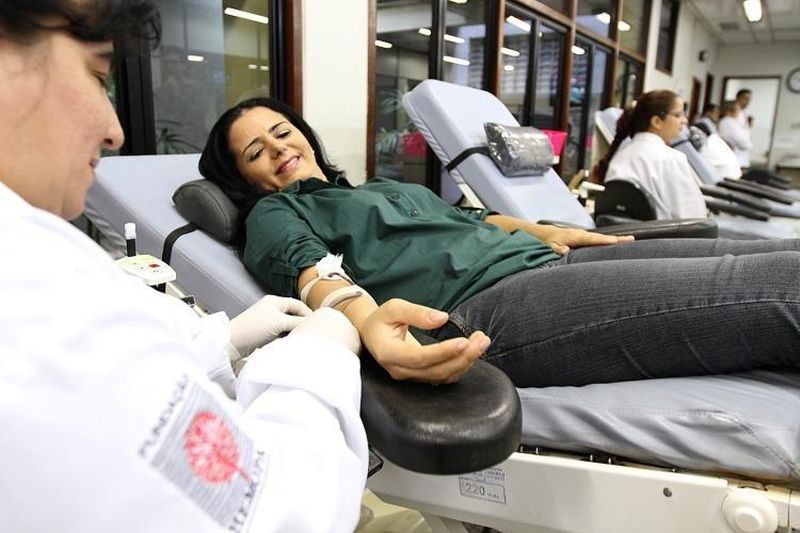 notícia: Aniversariantes incentivam doação de sangue no Hemopa