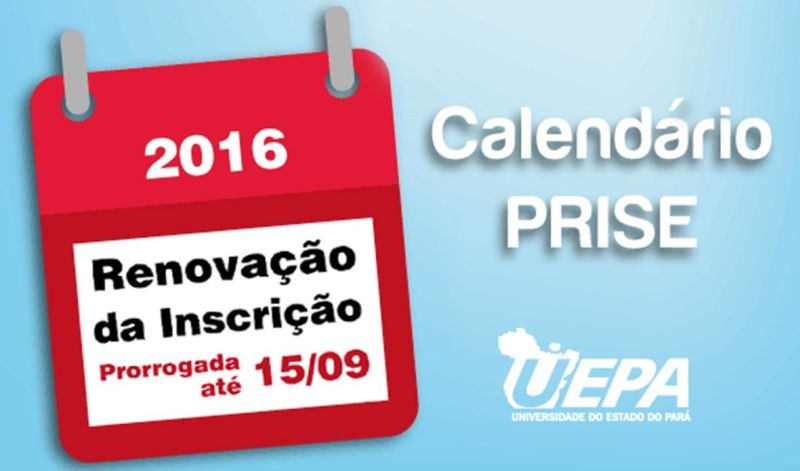 notícia: Uepa prorroga até o dia 15 período para renovar inscrições no Prise