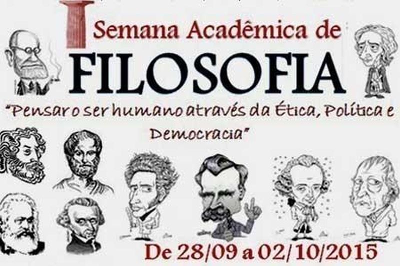 notícia: Semana Acadêmica de Filosofia discute ética, política e democracia