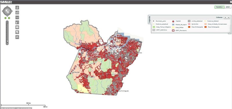 notícia: Nova ferramenta permite visualização de áreas licenciadas pela Semas
