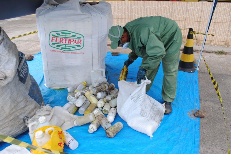 notícia: Adepará atua no recebimento de embalagens de agrotóxicos