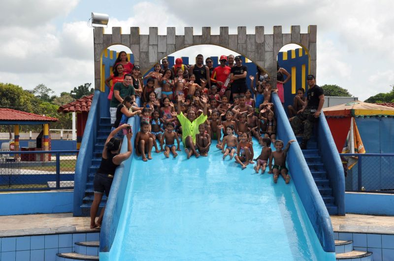 notícia: Ribeirinhos atendidos por projeto do Cipflu celebram o Dia das Crianças