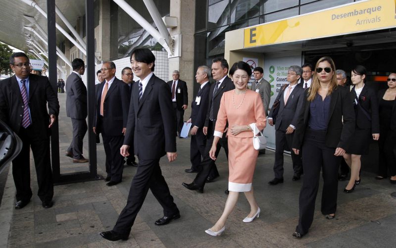 notícia: Príncipe e princesa do Japão cumprem agenda intensa em Belém