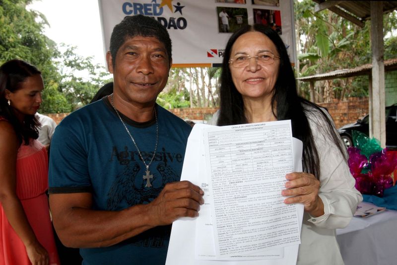 notícia: Comunidade quilombola em Santa Izabel recebe recursos do Credcidadão