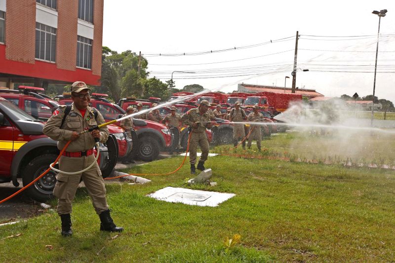 notícia: Bombeiros reforçam combate a focos de incêndio no Pará