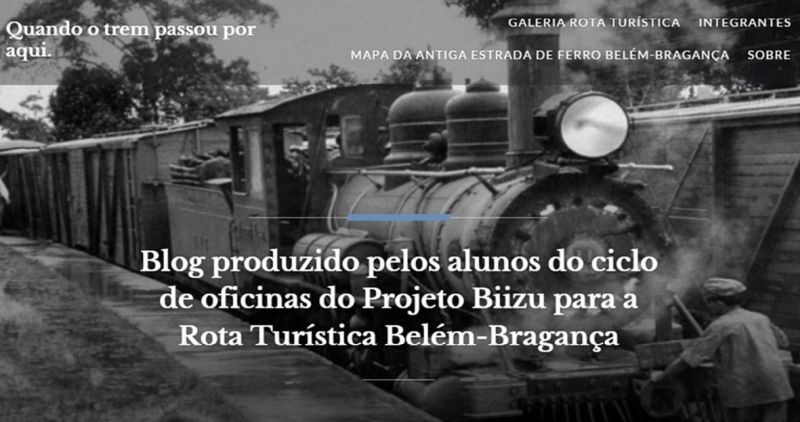 notícia: Participantes do Biizu criam blog sobre a Rota Turística Belém-Bragança
