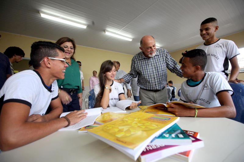 notícia: Mosqueiro ganha nova escola de Ensino Médio com 12 salas de aula