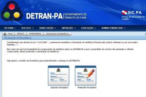 notícia: Modelo de declaração de endereço já está disponível no site do Detran