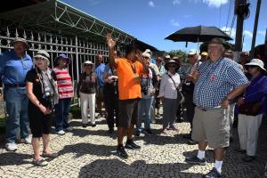 notícia: Mais de 800 turistas estrangeiros visitam a Estação das Docas