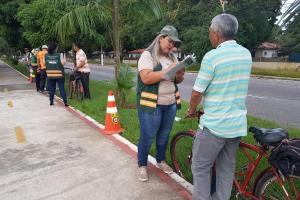 notícia: Detran faz pesquisa com ciclistas da região metropolitana de Belém