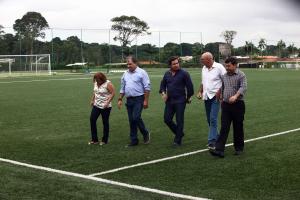 notícia: Confederação aprova instalações para competição de futebol feminino