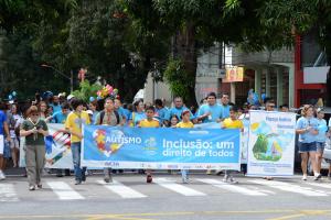 notícia:  Seduc participa de mobilização pelo Dia do Autismo
