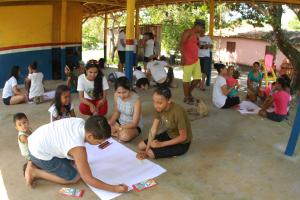 notícia: Projeto estimula a leitura e a consciência ambiental em Cotijuba