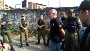 notícia: Titular da Segup acompanha rotina da PM em Águas Lindas