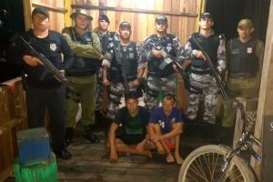notícia: Grupamento Fluvial prende “piratas” no estreito de Breves