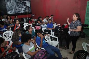 notícia: “Direitos Humanos em Cena” trabalha temáticas em escola