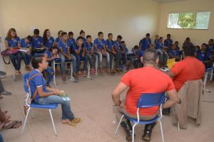 notícia: Ação Integrada leva informações e serviços à escola em Cotijuba
