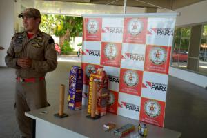 notícia: Corpo de Bombeiros reforça fiscalização na venda de fogos juninos