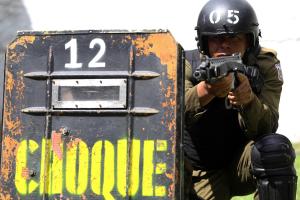 notícia: Futuros PMs do Batalhão de Choque participam de curso de tiro