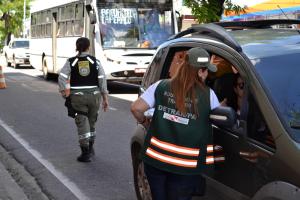 notícia: Motoristas de Bragança dão exemplo de trânsito consciente