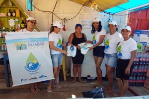 notícia: Cosanpa leva conscientização ambiental aos balneários do estado