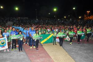 notícia: Grande comemoração marca abertura dos Jogos Abertos do Pará