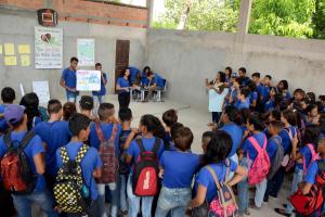 notícia: Escola prepara alunos para conferência ambiental em Brasília
