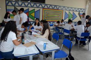 notícia: Escola Ulysses Guimarães realiza gincana científica