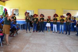 notícia: Atividades educacionais e culturais estimulam estudantes de Cotijuba