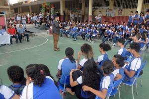 notícia: Escola Aníbal Duarte adota projeto preventivo ao uso de drogas
