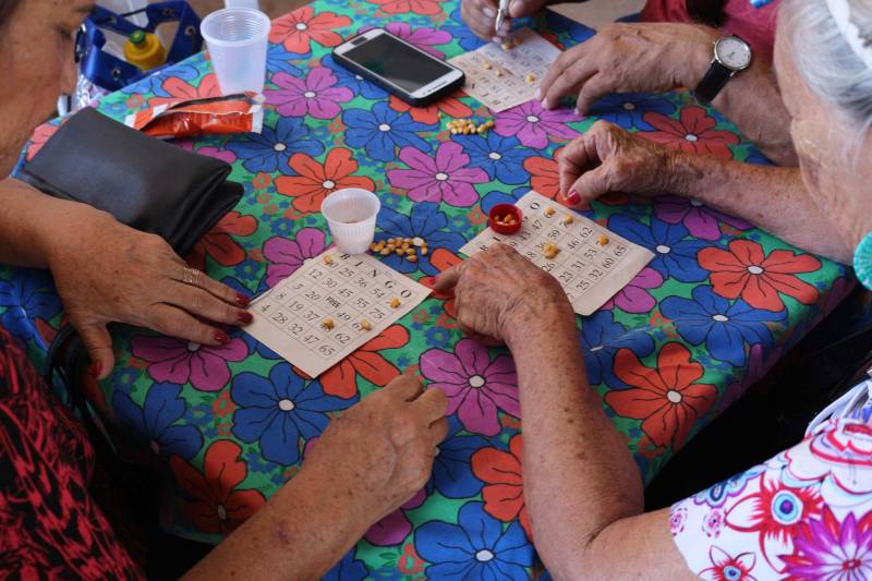 Cerca de 400 idosos, trajando as vestes típicas da época junina, participaram do 19º “Arraiá” (foto), que integra o Projeto Vida Ativa na Terceira Idade, nesta terça-feira (26), no Estádio Olímpico do Pará, o Mangueirão, em Belém. O momento mais esperado da festa foi o concurso de Miss Caipira 2018. Conceição Albuquerque, com o traje “Miss Copa do Mundo”, foi a vencedora desta edição. A festa junina contou com apresentação de quadrilhas de entidades de assistência à pessoa idosa e muitas brincadeiras da quadra junina, além da cantora Suanny Batidão. Com a roupa nas cores verde e amarela, Conceição Albuquerque, candidata do núcleo do projeto que funciona na Tuna Luso Brasileira, apostou na junção do tema junino com a mais importante competição de futebol – a Copa do Mundo, na Rússia. A ganhadora participou ao lado de cinco candidatas e conquistou os jurados, que avaliaram coreografia, simpatia e traje. Emocionada, a vencedora recebeu a faixa das mãos de Marlene da Silva, a miss de 2017.

FOTO: ADRIANA PINTO / ASCOM SEEL
DATA: 26.06.2018
BELÉM - PARÁ <div class='credito_fotos'>Foto: ADRIANA PINTO / ASCOM SEEL   |   <a href='/midias/2018/originais/b420c157-aaf0-4cfe-869b-e2f82a73a392.jpg' download><i class='fa-solid fa-download'></i> Download</a></div>