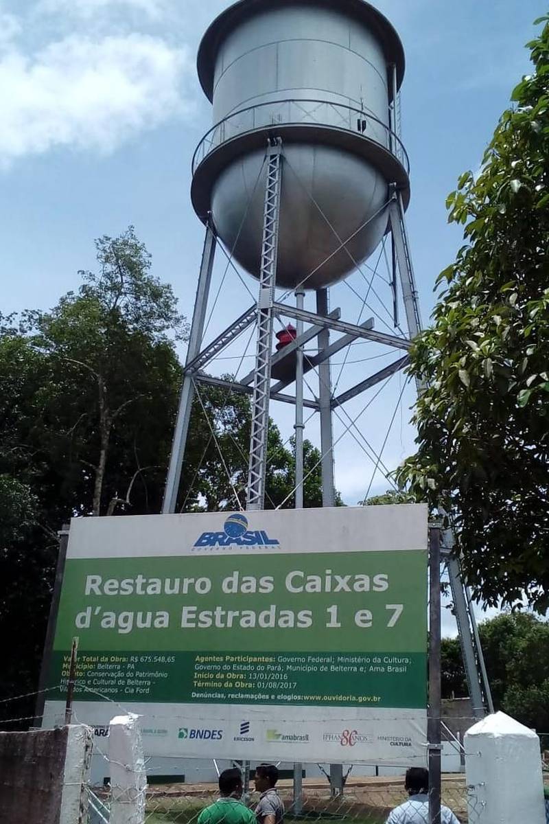 Belterra, na região do Baixo Amazonas, prepara-se para ganhar o primeiro Museu de Ciências da Amazônia (MuCA). O investimento total do Museu é de R$ 17,6 milhões, sendo R$ 10,5 milhões financiados pelo BNDES, que incluem a restauração das duas caixas d'água e do Hospital Henry Ford, que abrigará o museu, e o restante é financiado pela Sectet para a recuperação do sistema de abastecimento de água de Belterra e para a manutenção do MuCA.

FOTO: SAMUEL ALVARENGA / SECOM
DATA: 13.03.2018
BELTERRA - PARÁ <div class='credito_fotos'>Foto: Samuel Alvarenga / Secom   |   <a href='/midias/2018/originais/dd0d6328-52b0-4d7a-9fc1-573c37a56662.jpg' download><i class='fa-solid fa-download'></i> Download</a></div>