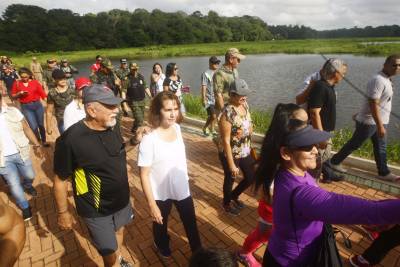 notícia: Caminhada marca primeiro dia após reabertura do Parque do Utinga 
