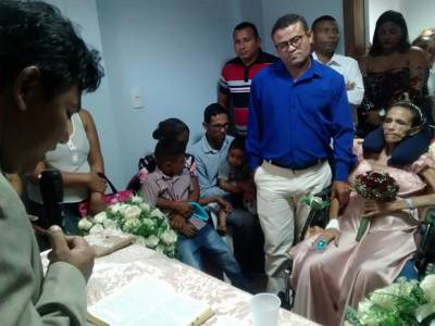galeria: Casamento de paciente celebra a vida no hospital Ophir Loyola