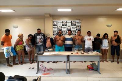 galeria: Polícia Civil deflagra operação Boas Vindas e prende 12 por tráfico de drogas