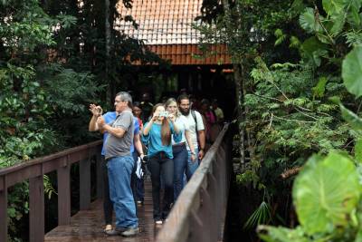 notícia: Convidados conhecem o novo Parque Estadual do Utinga