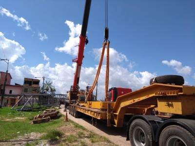 galeria: Sedop começa a instalar passarela metálica sobre o canal do Tucunduba