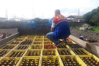 notícia: Sefa apreende 162 grades de cerveja irregular em Marabá