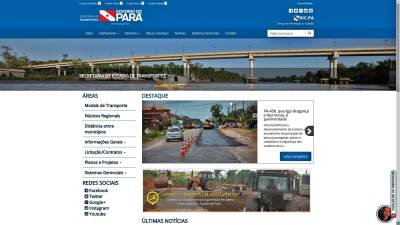 notícia: Setran apresenta novo site, mapa viário e aplicativo interativo com informações de estradas do Pará