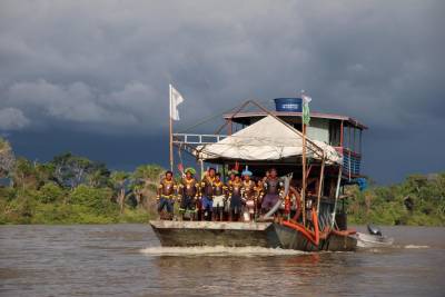 galeria: Índios chegam a São Félix do Xingu para discutir direitos e o papel da mulher