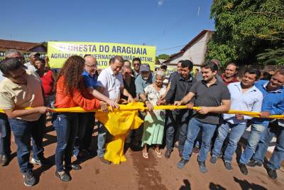 notícia: Floresta do Araguaia tem obra entregue pelo Governo do Estado