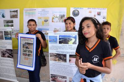 notícia: Escolas estaduais alertam para necessidade de preservação da água
