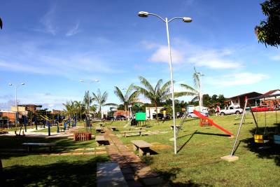 notícia: Praça Canto do Curió Utinga é entregue à população do entorno do Parque Ambiental