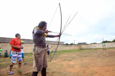 notícia: Símbolo cultural, arco e flecha é destaque nos jogos  indígenas de São Félix