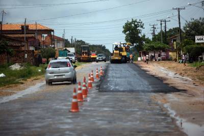 galeria: Estrada que liga Bragança Ajuruteua está sendo pavimentada 