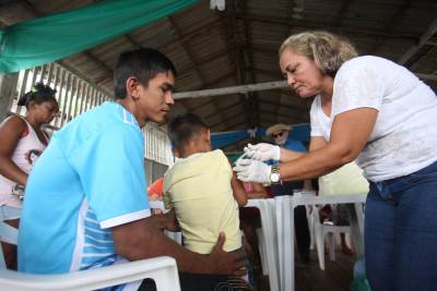 notícia: Sespa intensifica ações em Melgaço com a vacinação de mais de 2 mil moradores