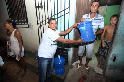 galeria: Comunidades de Barcarena começam a receber água potável