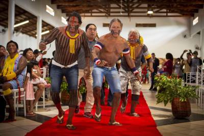 galeria: Kayapós recebem diploma superior em Licenciatura Intercultural Indígena
