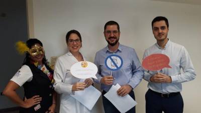 galeria: Campanha 'Adorno Zero' reforça segurança no Hospital Jean Bitar