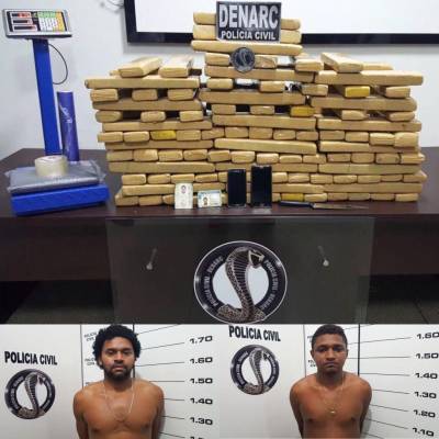 galeria: Policiais civis do Pará e Goiás apreendem mais de 100 quilos de drogas